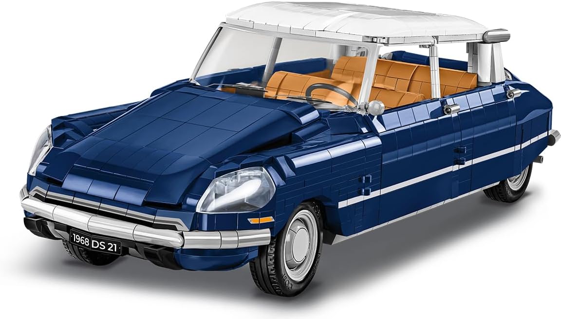 COBI Cars 1:12 Scale 1968 Citroën DS 21 Pallas Vehicle Building Set, 2265 Pieces