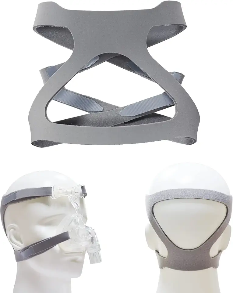 Alça Para Máscara Cpap, De Substituição Universal Flexível E Mais Confortável, Com Velcro Resistente, Resmed Mirage Series Philips Respironics (Sem Máscara)