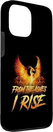 Miniatura 3 de Funda de regalo motivacional para iPhone 13 Pro Max From the Ashes I Rise Phoenix Bird