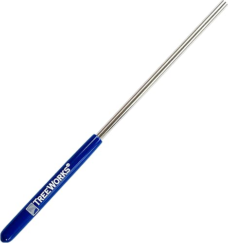 TreeWorks Golpeador triangular, fabricado en Estados Unidos, acero inoxidable, accesorio profesional para instrumentos musicales de percusión