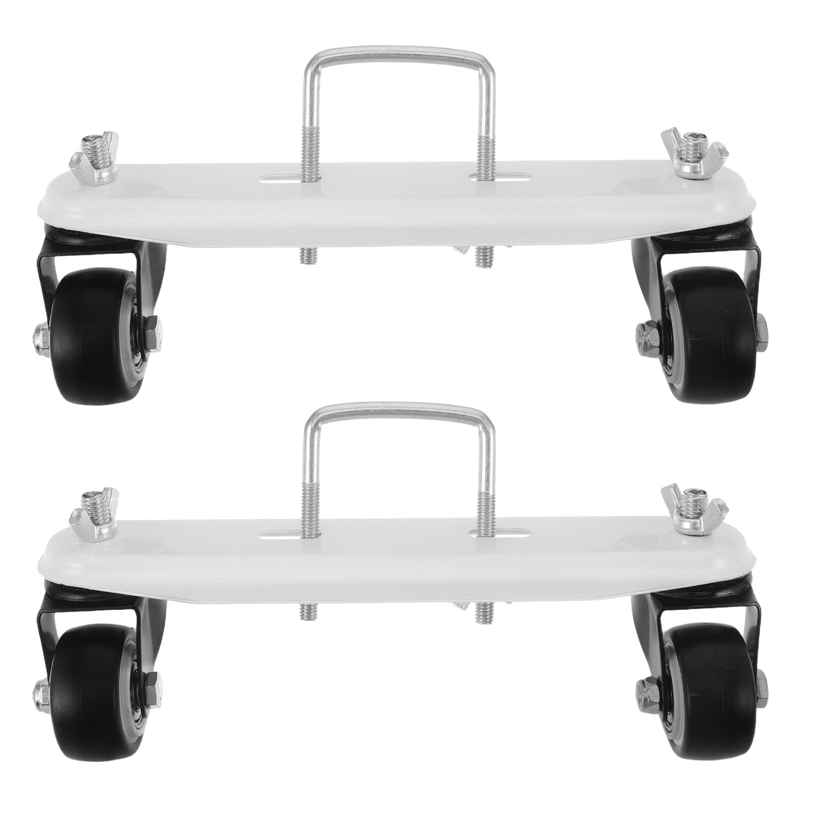 Support mobile pour radiateur électrique universel base fer roues pivotantes