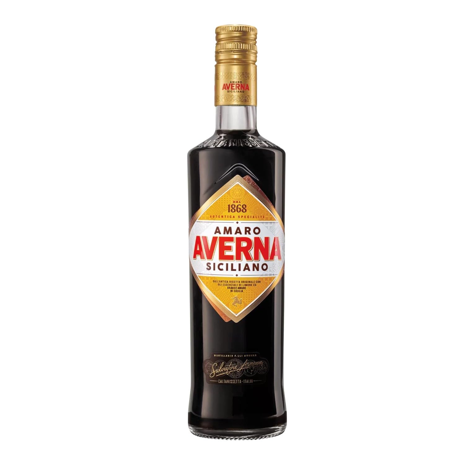 Illva Saronno Amaro Averna Kräuterlikör Sizilien Italien inkl. FeinWert E-Book (6 x 0,75l)