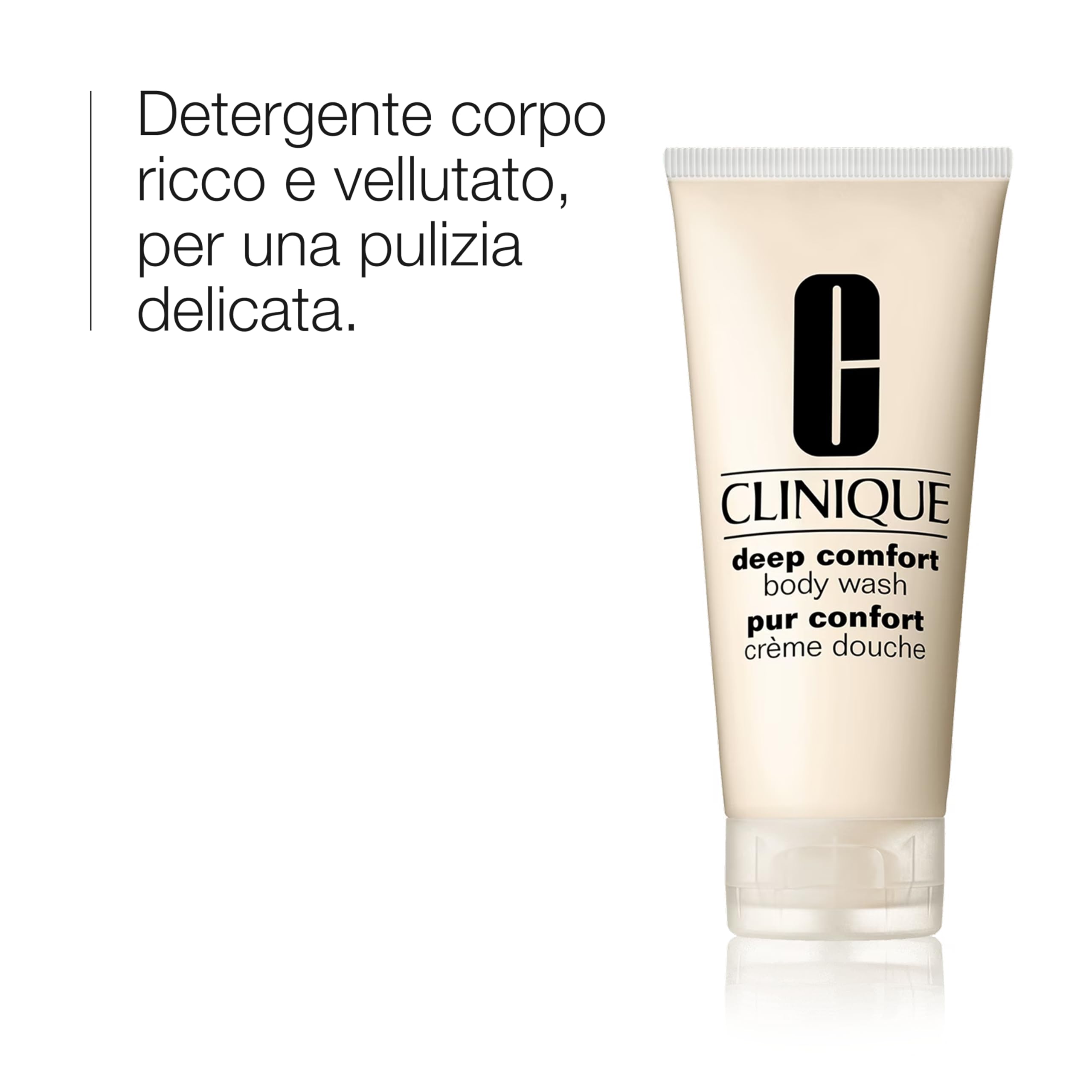 Clinique Deep Comfort Body Wash | Detergente Crema Doccia Corpo, 200 ml