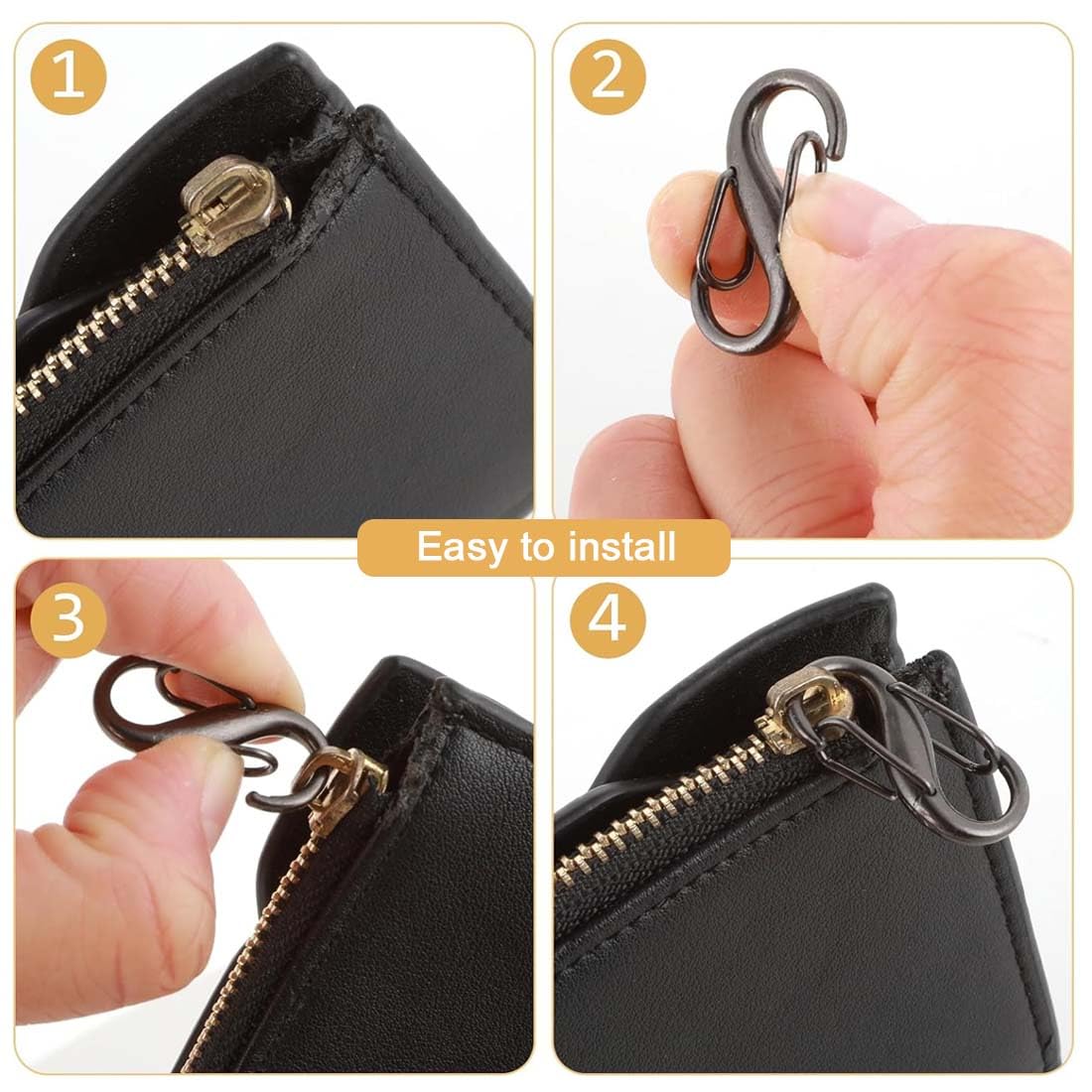 10 Chiusure A Moschettone Doppia Apertura - Acciaio Inox Per Collane, Bracciali E Gioielli Fai Da Te - Foto 10