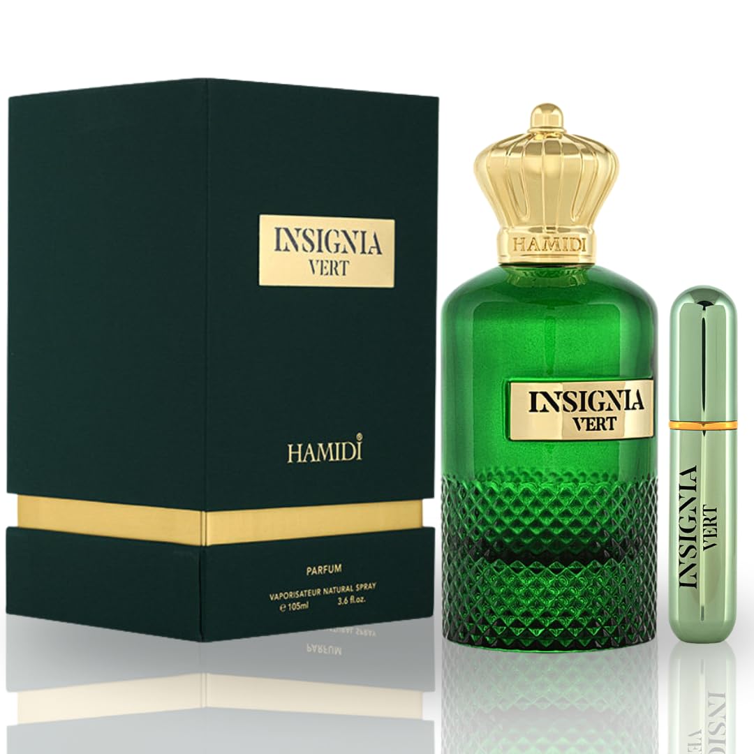 HamidiINSIGNIA VERT Eau De Parfum Spray 105ML (3.5 OZ) - Long Lasting Perfume for Women, Captivating & Harmonious Blend