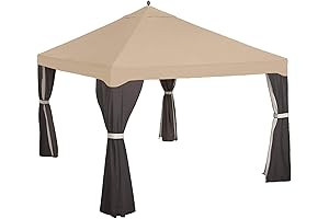Replacement Canopy Top Cover for Garden Treasures 10' x 12' Gazebo