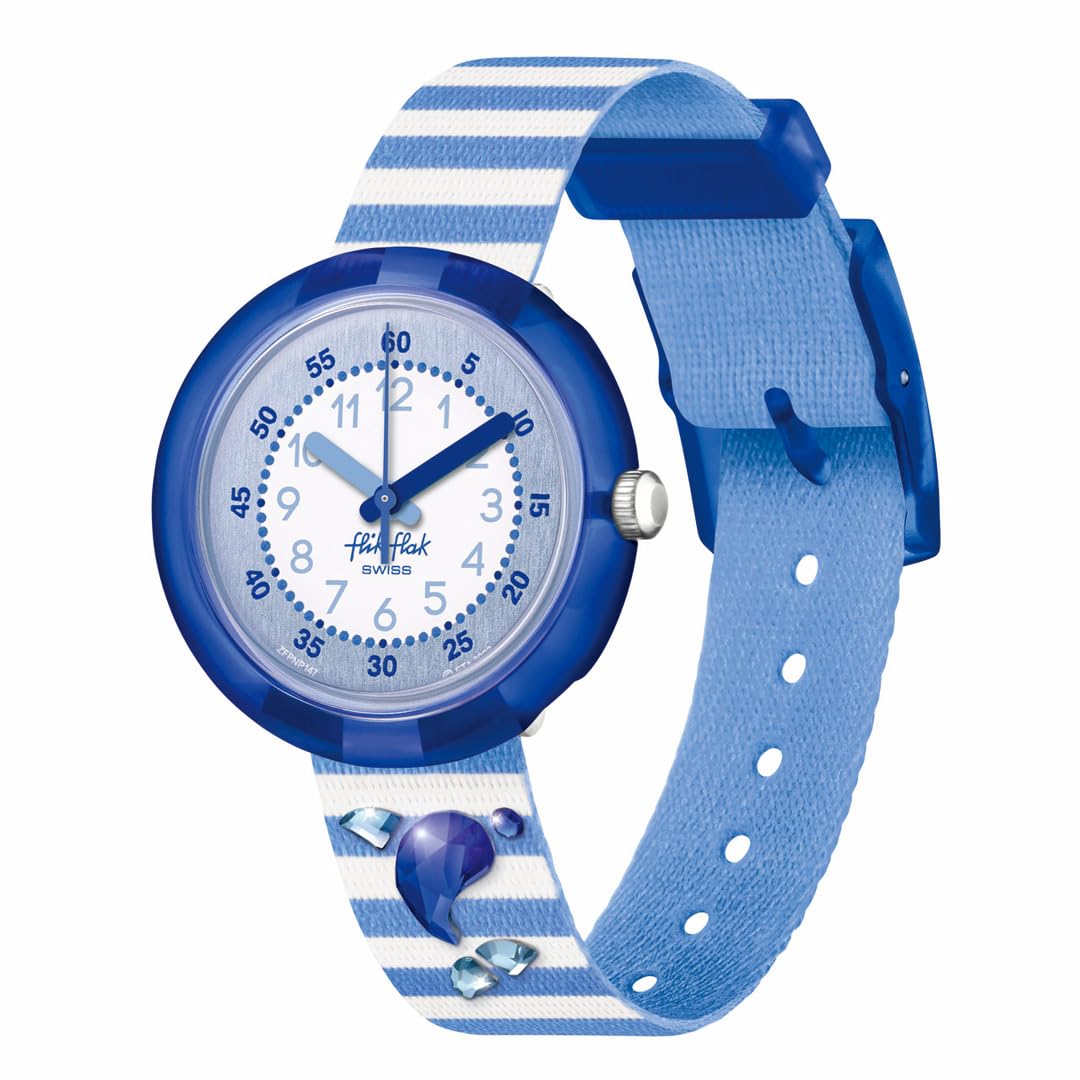 Flik Flakswatch Flik Flack Watch Shining Dolphin Fpnp147 Kids Blue - Main Image