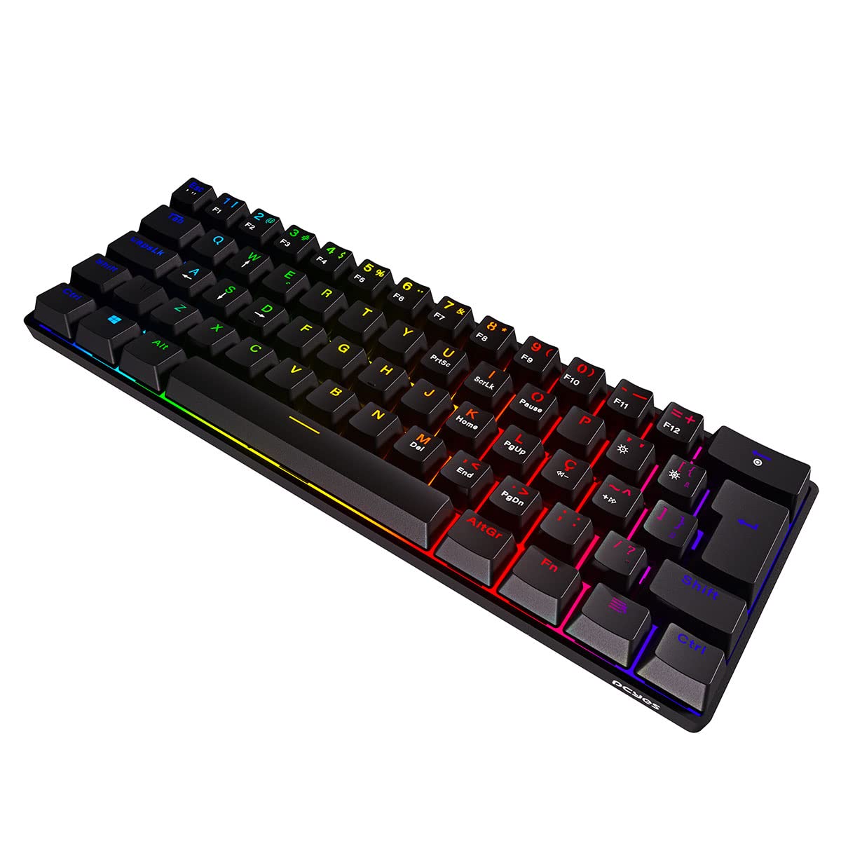 TECLADO MECÂNICO 60% ZOT OUTEMU HOTSWAP LED RGB - PZOHBWRGB