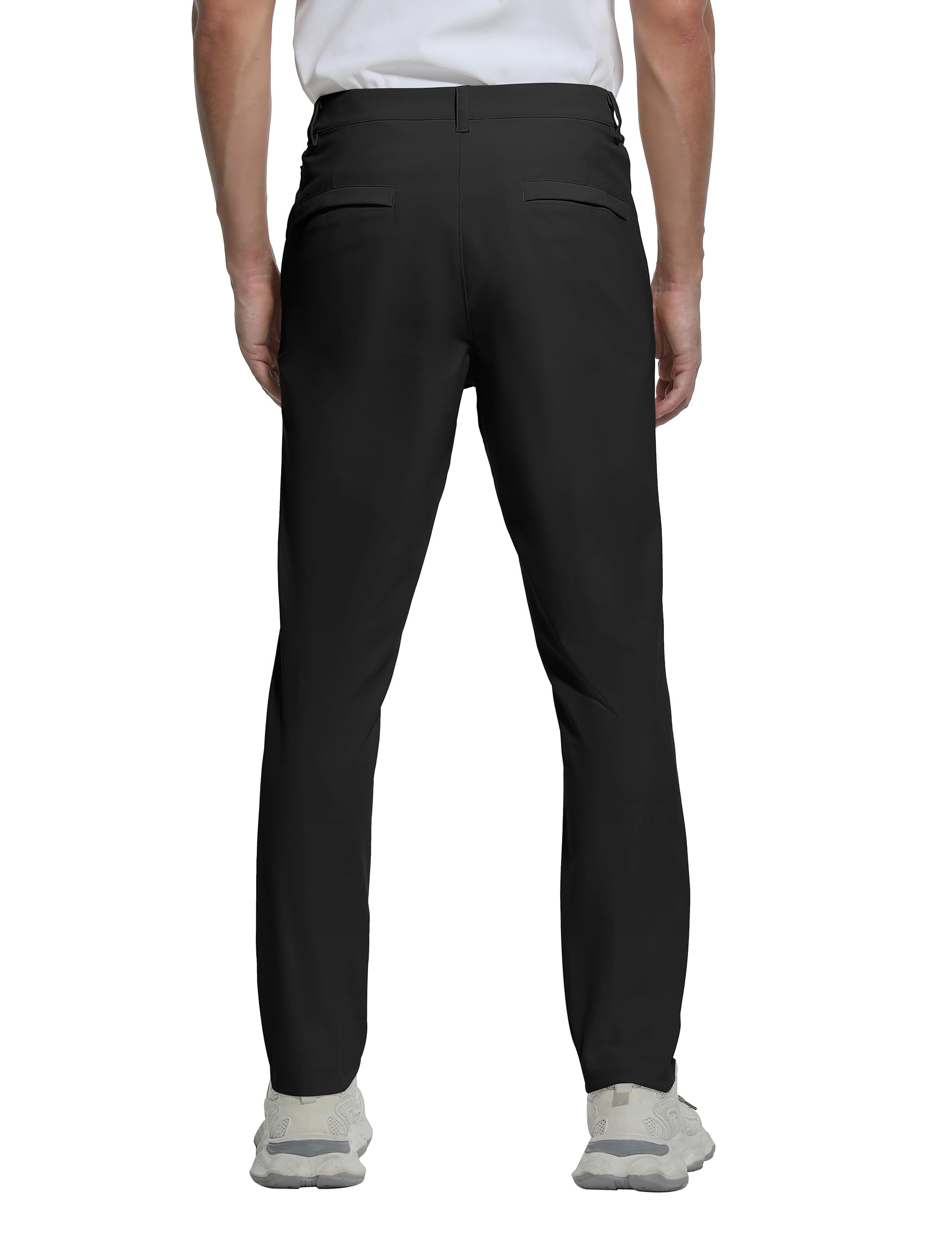 Pantalones de Golf para Hombre elásticos y Ligeros con Bolsillos versátiles para Trabajo Ocio y Uso Diario