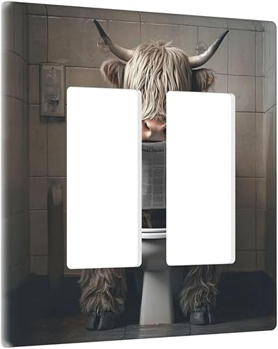 Vista 310 de Cubiertas decorativas de salida de estrella de mar playera, tablero de madera azul de concha de mar de 1 banda, decoración individual GFCI, placa