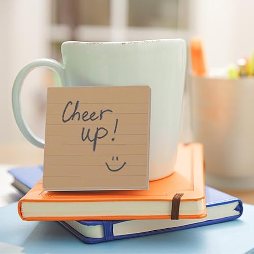 Miniatura 5 de NatureTouch Sticky Notes - Paquete de 6 notas adhesivas autoadhesivas de 3 x 3 pulgadas en papel de protección ocular, múltiples diseños de blocs de