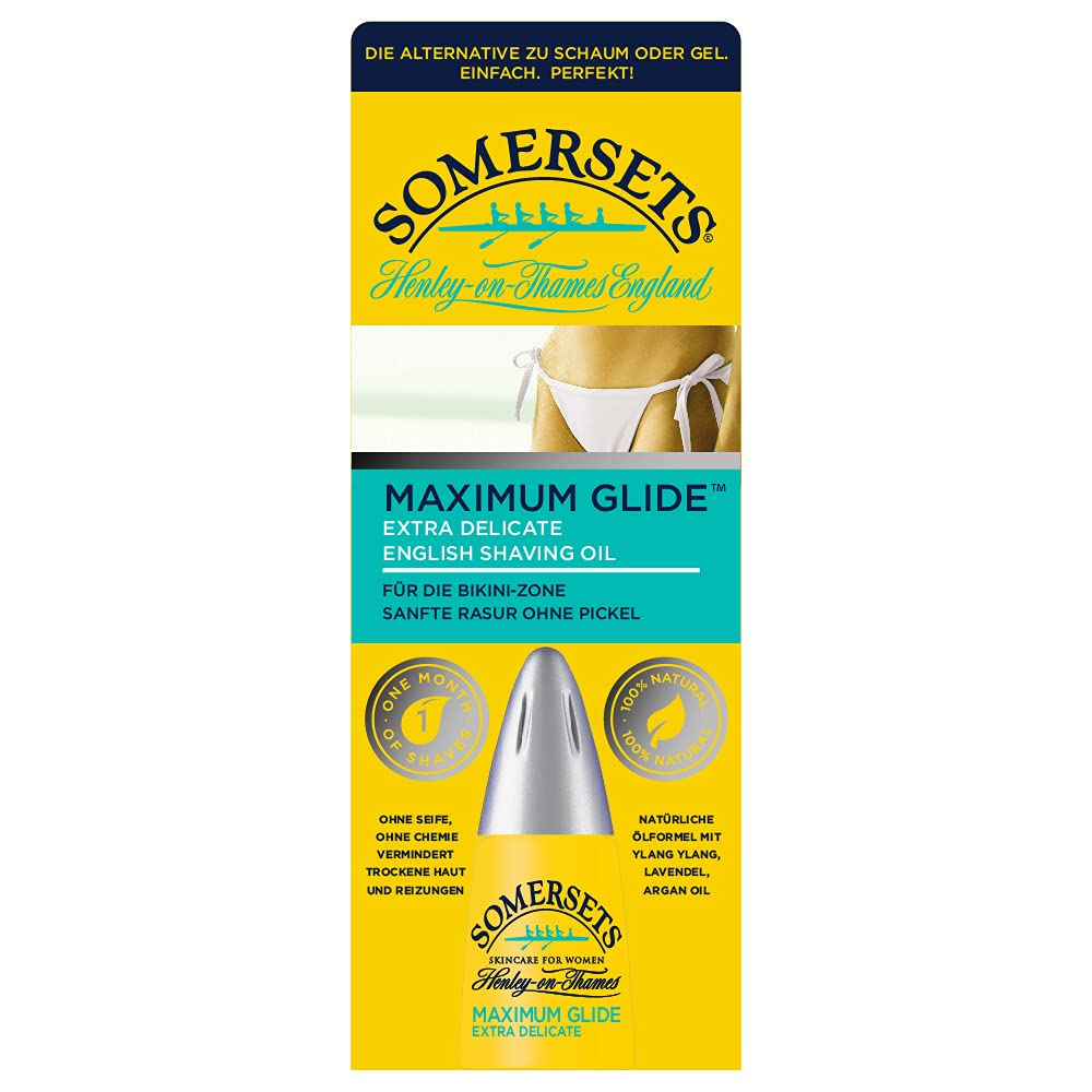 Somersets Maximum Glide Shaving Oil Women Extra Delicate Purple, 30 g