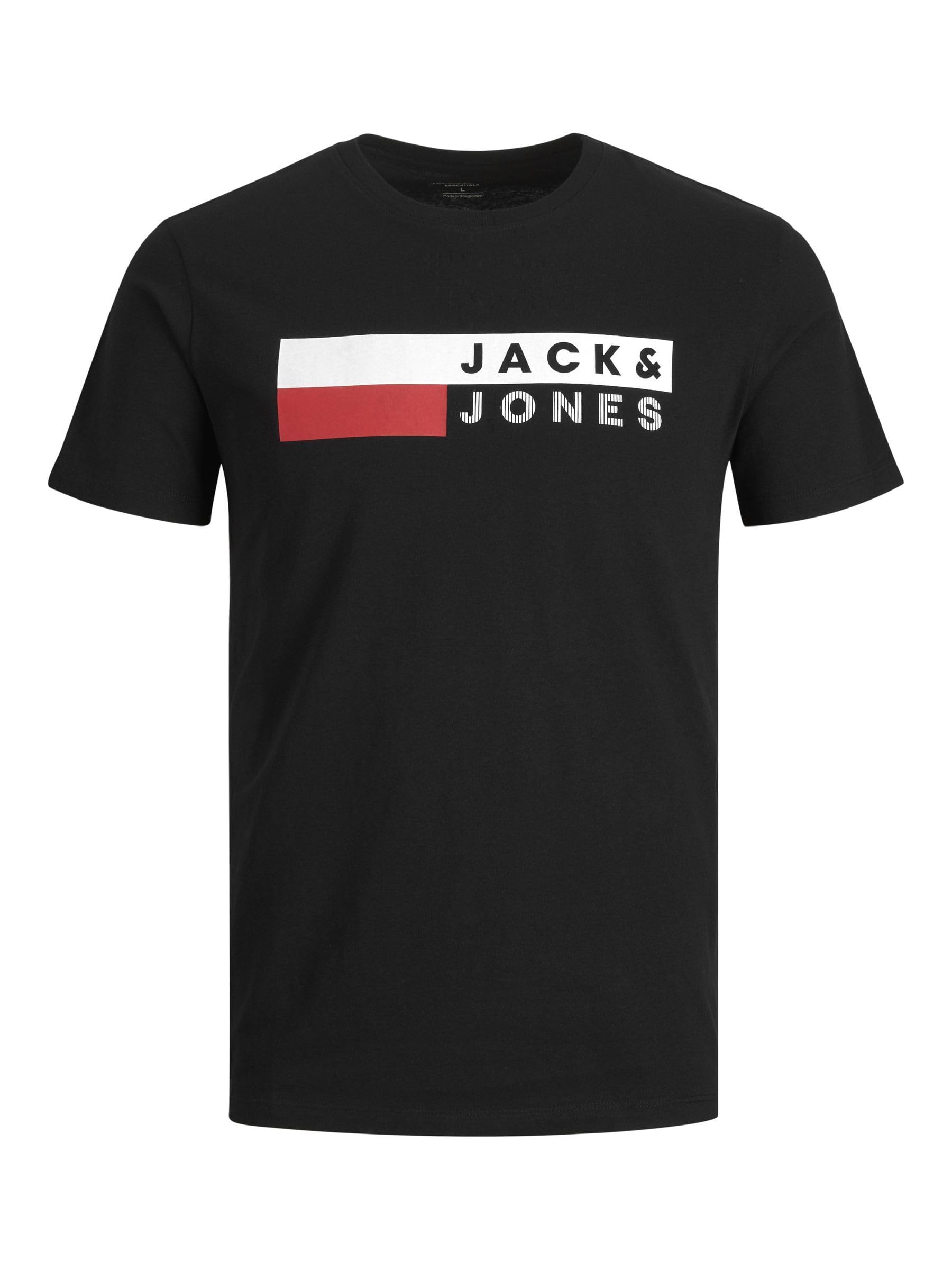 Jack & Jones 2-Pack T-Shirt Plus Size Round Neck Shirt Plus Size Logo Design Print