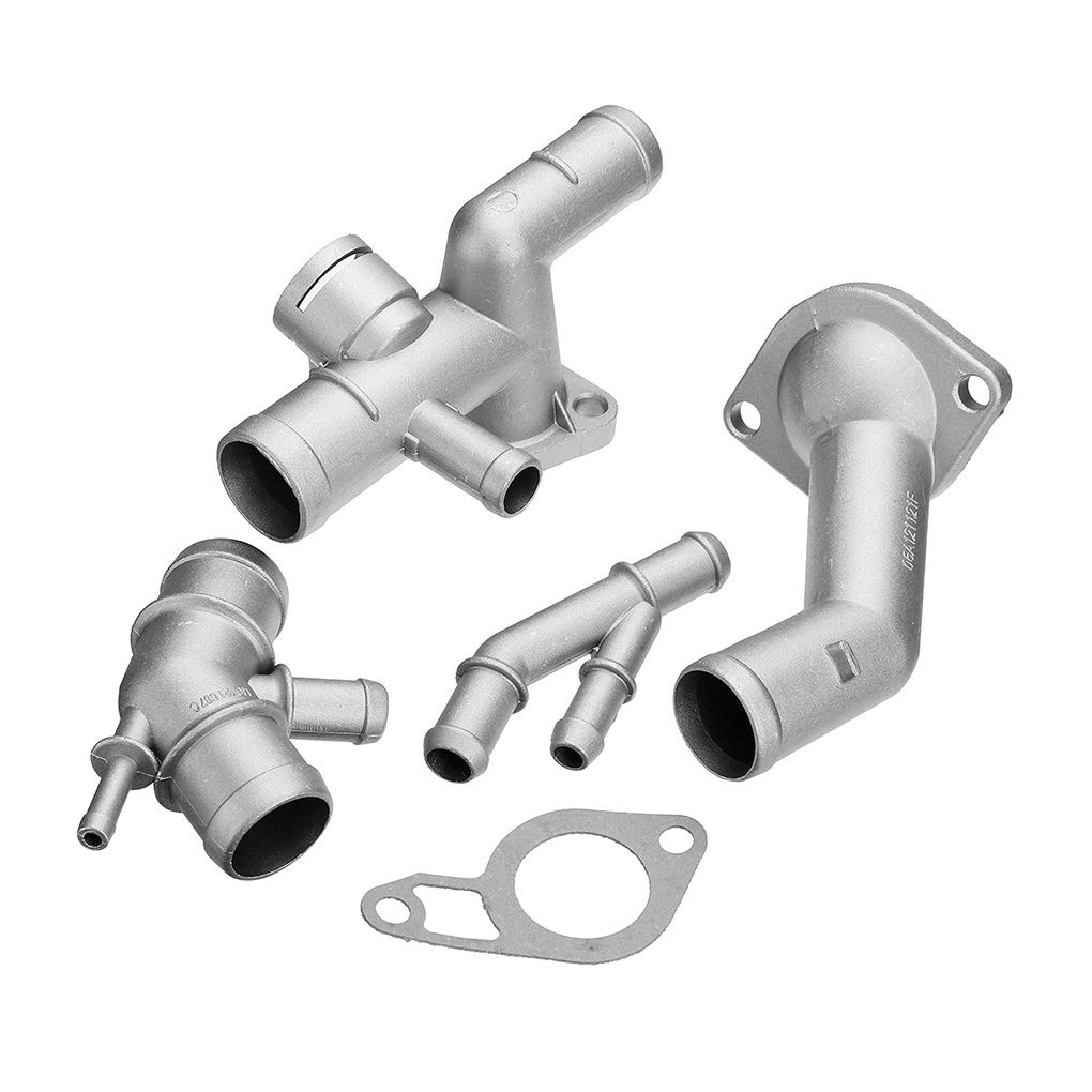 Stebela 4Pcs/Set 06A121132a Replacement For Mk4 1.8T Tt Aluminum Coolant Flange Upgrade Kit Engine Cooling Coolant