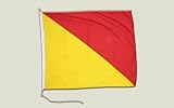  Signalflagge Oskar (O) - 75 x 90 cm