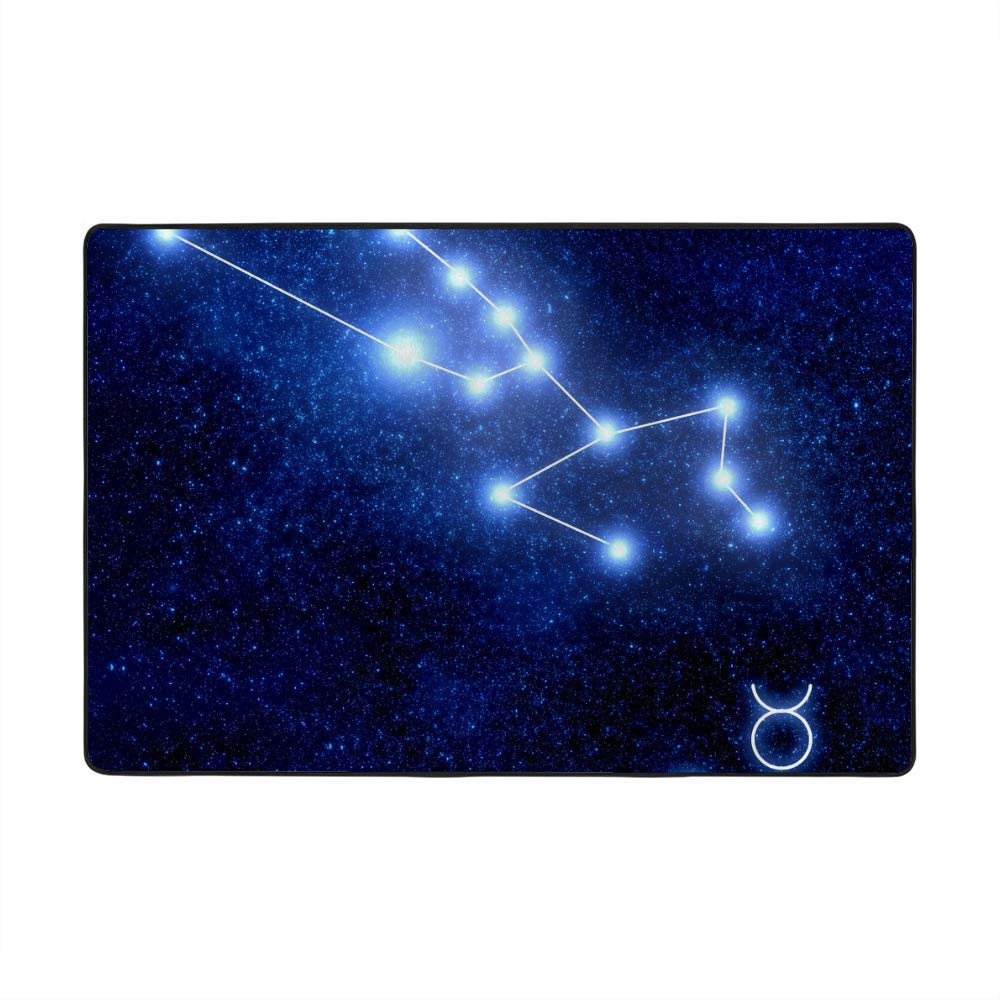 Tapis de sol Taureau astro en velours corail : le cadeau idéal pour le salon