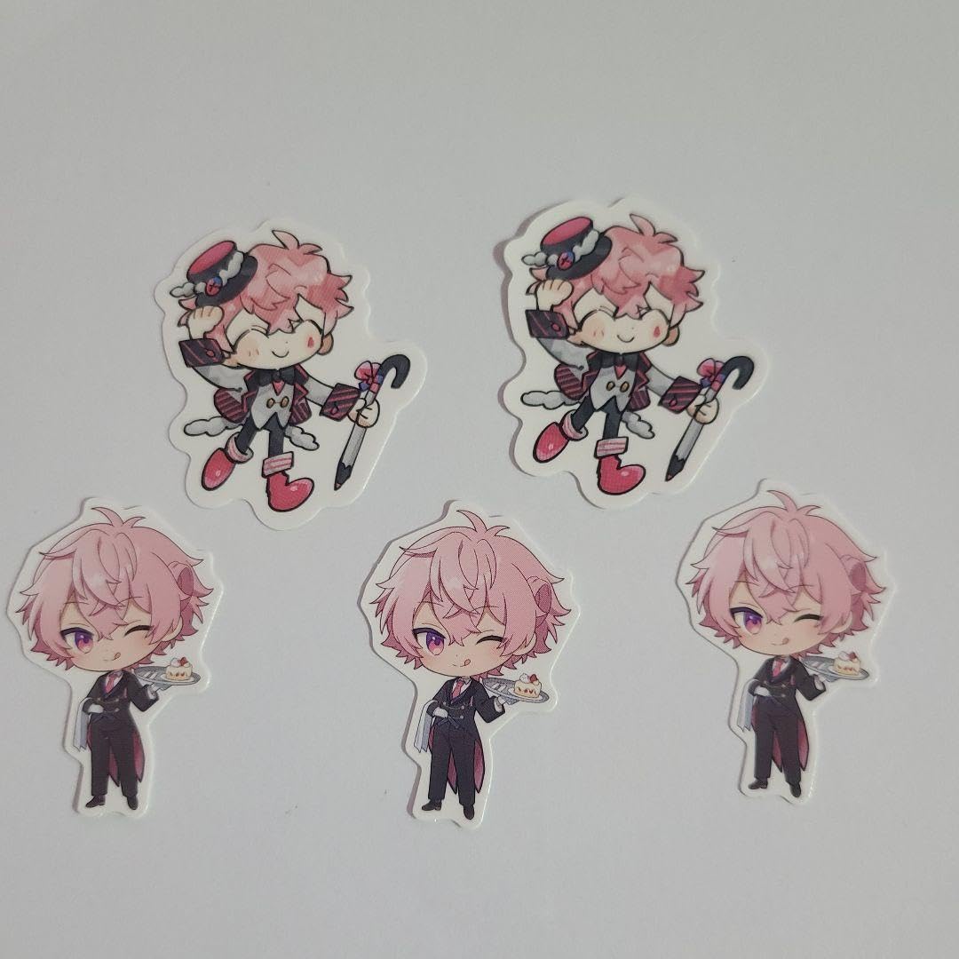 Amazon.co.jp: 彩音れおん フレークシール 5点セット : おもちゃ