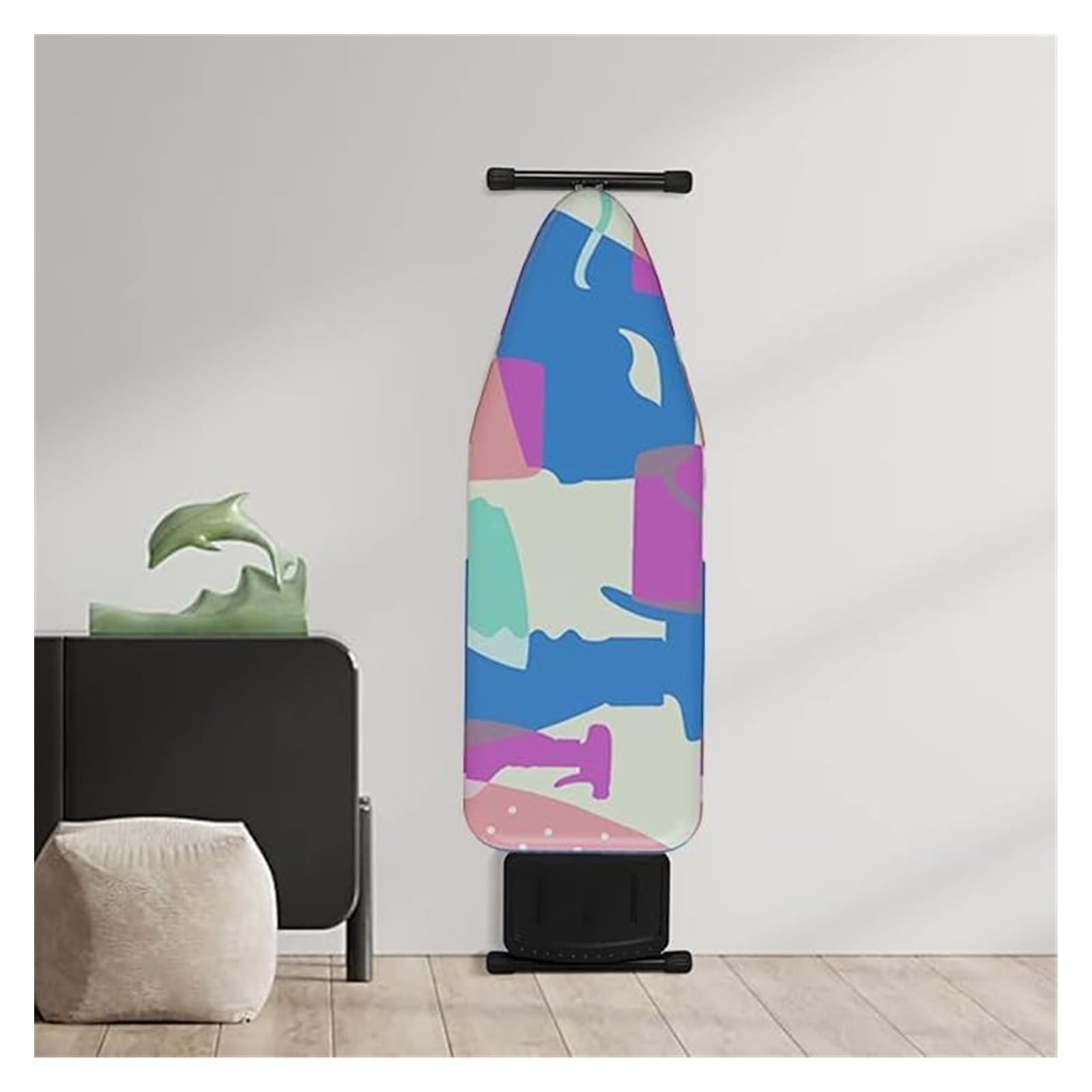 Funda for Tabla de Planchar, tamaño estándar, algodón, Repuesto Ajustable, Almohadilla Reflectante del Calor.(Graffiti,39x13inch)