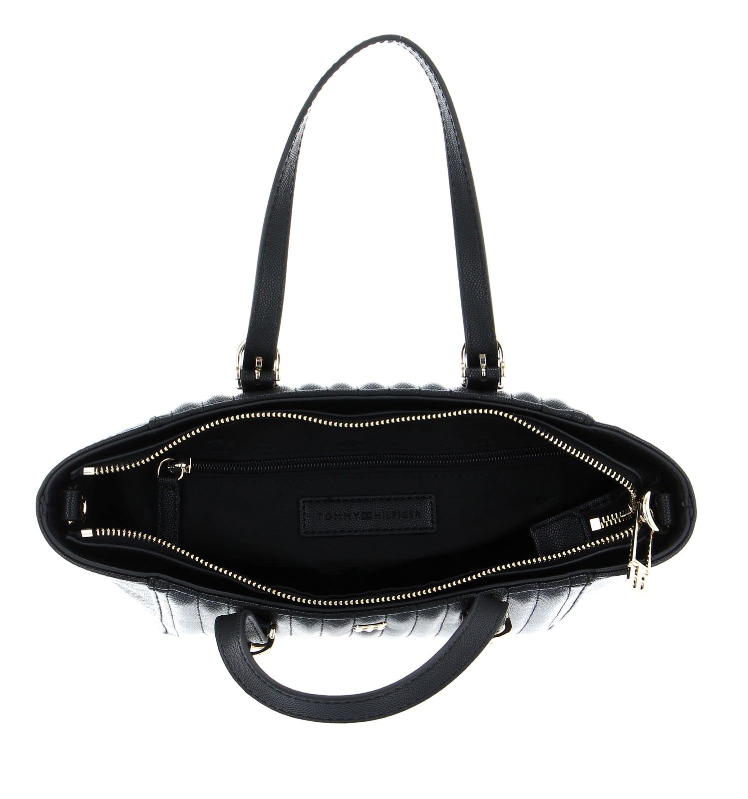 Tommy Hilfiger Black Polyurethane Handbag