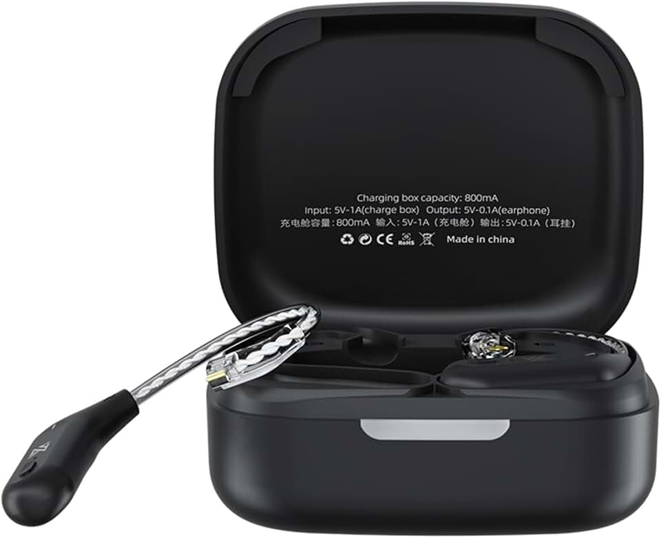 Gancho de ouvido Bluetooth KZ AZ09 TWS HD, adaptador Bluetooth IEM, módulo de fone de ouvido Bluetooth sem fio, chip Bluetooth 5.4, para KZ ZS10 PRO/ZS10 PRO X/ZSN Pro X/ZSN PRO/AS16 PRO/Zax, CRA/C12