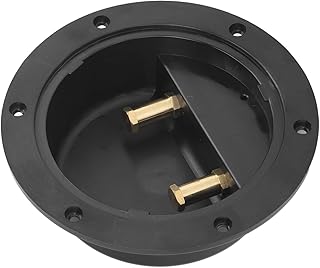 Electric Reel Power Supply Base, Power Supply Junction Box Durable 32V Embedded Installation with Rotating Lid for Marine Fishing Boat