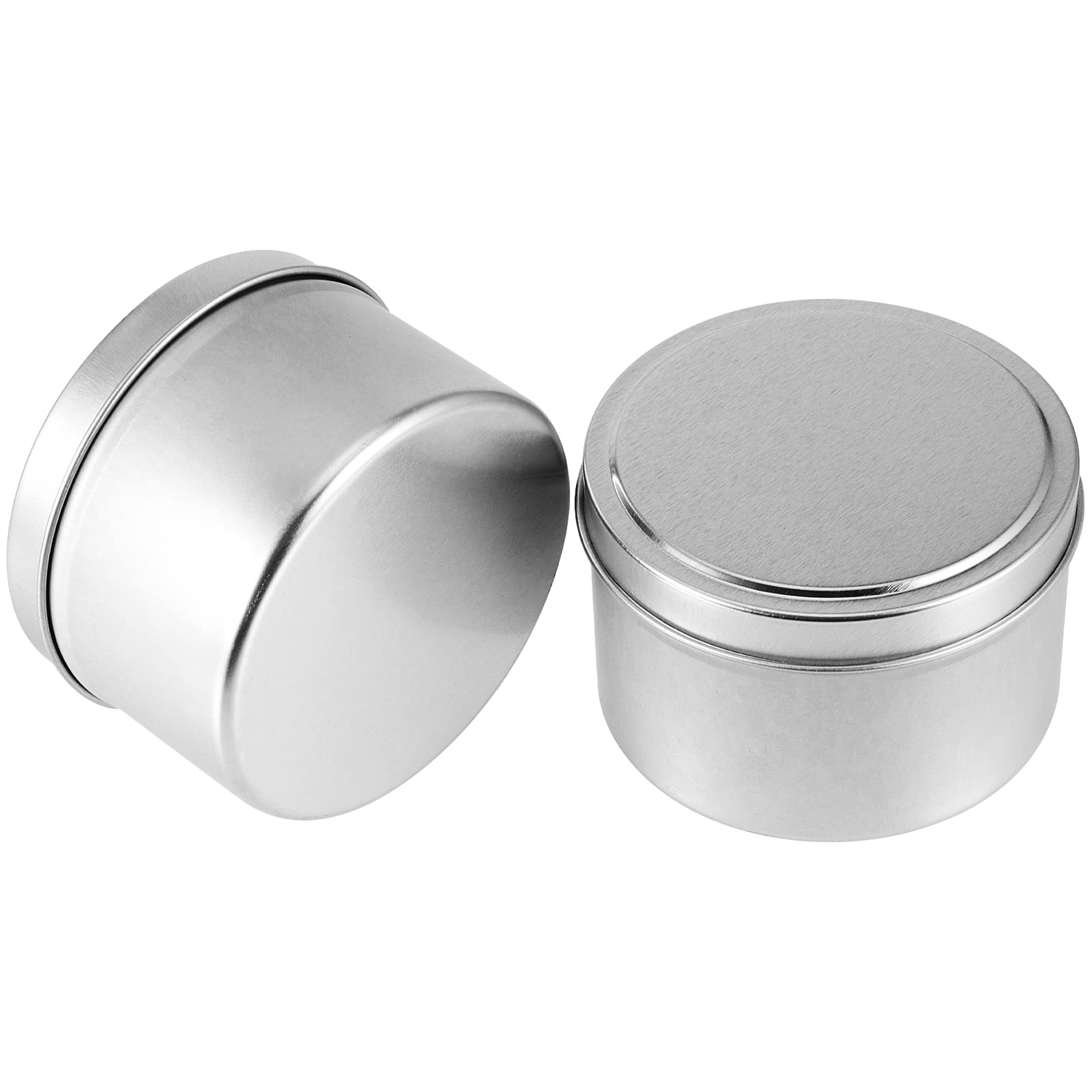 Kerzendosen Mit Deckel, 237 Ml – 24 Stück Weiße Blechdosen Für DIY-Kerzen & Bastelprojekte