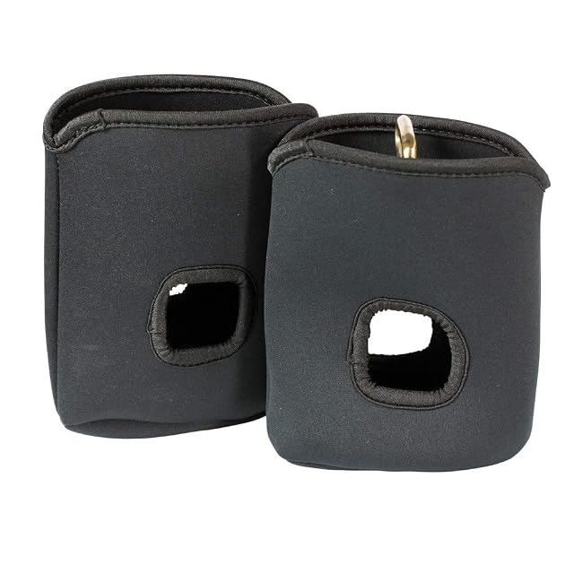 HORZE Cubre Estribo de Neopreno, Negro