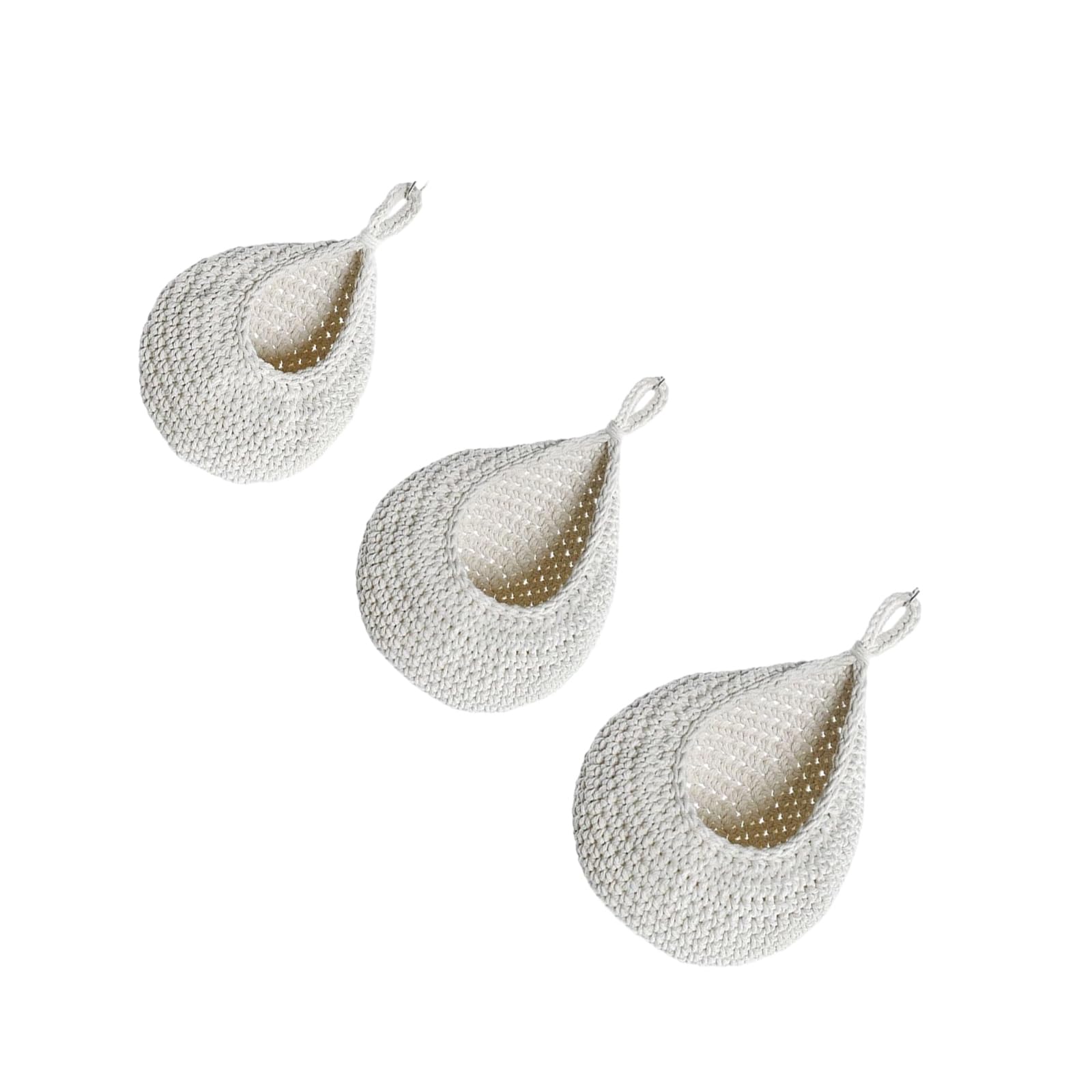 HENYGEN Multipurpose Hanging Basket for Fruits Eggs Items and Flowers Crafted From Sturdy Rope Construction Versatile Nonconformist Home Decor