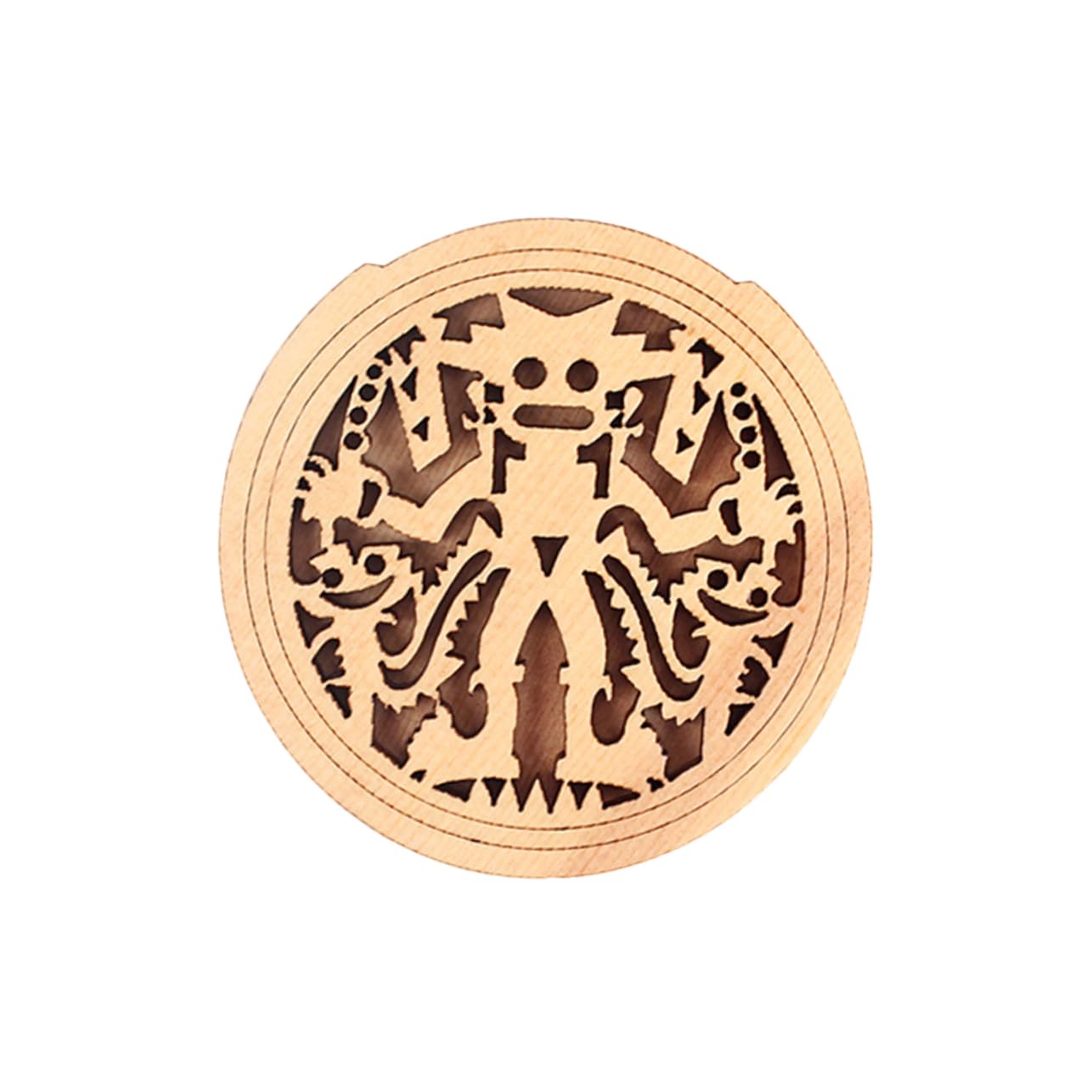 VICASKY Maple Wood Soundhole Cover Pro Guitar Feedback Block Easy Install for 40 41 Guitars