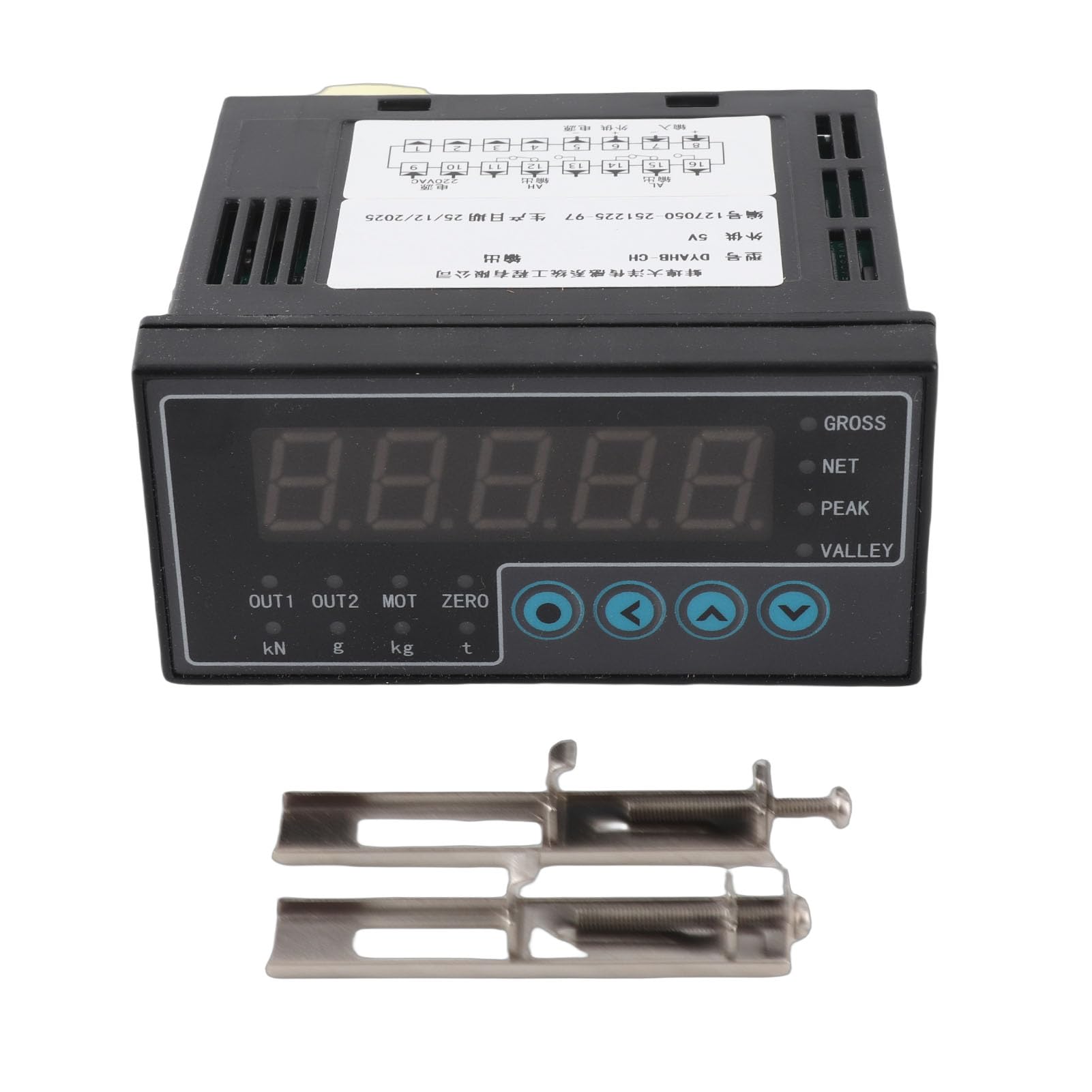 Display a LED a 5 Cifre Indicatore di Peso Controller 220VAC Indicatore Cella di Carico Intelligente con Comunicazione 485 DYAHBCH