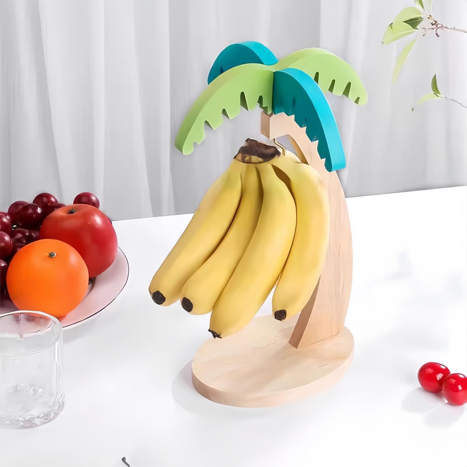 Amazon.co.jp: バナナスタンド 木製 天然木スタンド バナナハンガー