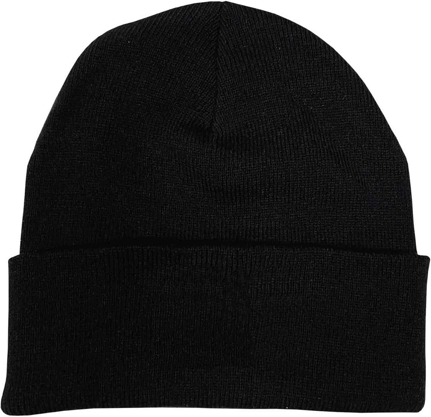 VetFriends.com US Veteran Beanie Cap with American Flag Embroidery on Black Knit hat - Image 2