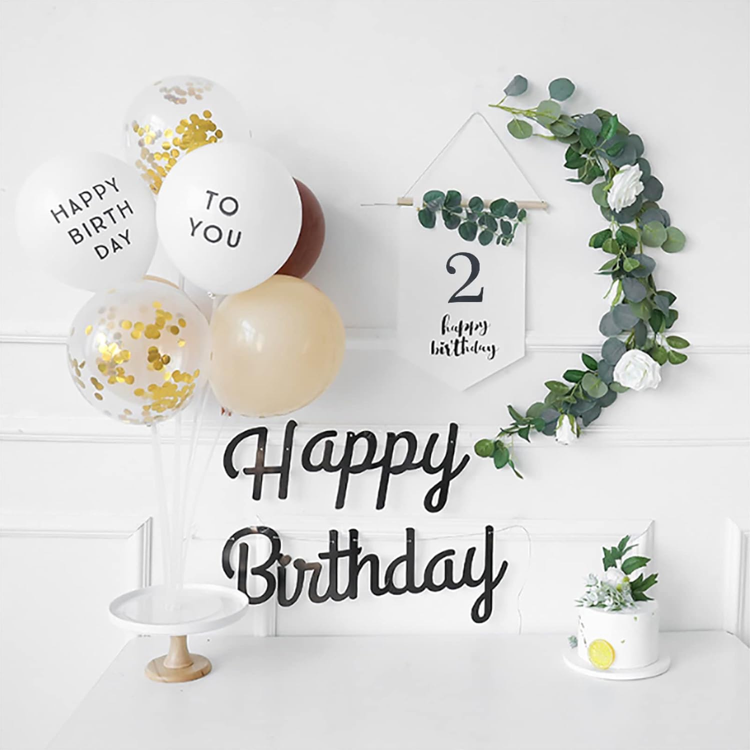 誕生日 風船 飾り付け バースデーバルーン birthday decorations 装飾 ガーランド 造花 タペストリー バルーン