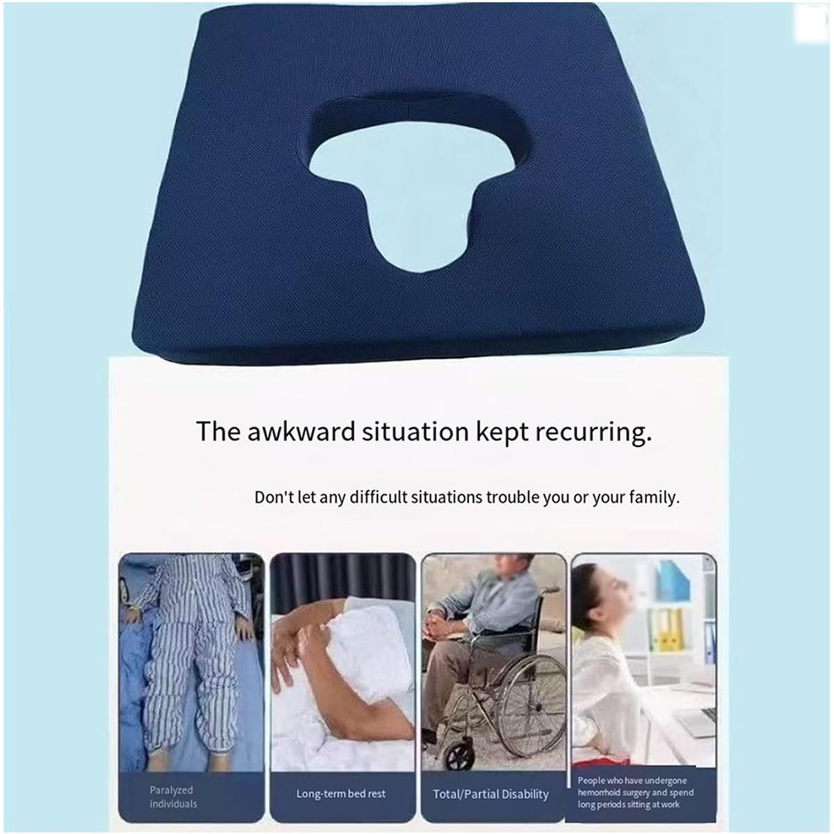Cojin Antiescaras Cojin Silla Oficina Cojin Hemorroides Cojin Coxis Cojin Silla Ruedas Cojin Coxis Ortopedico Cojin Ergonomico Cojines para Sillas Grey