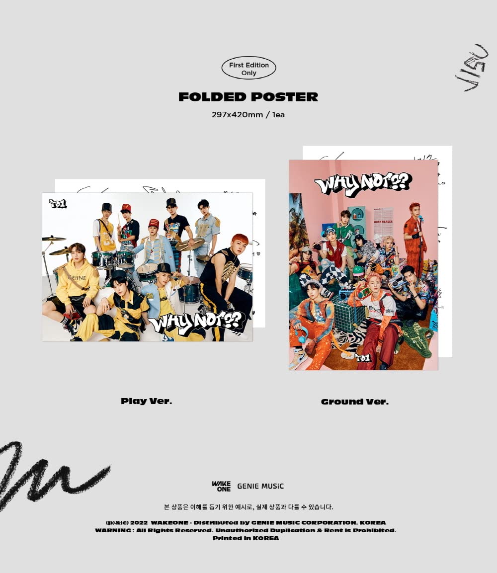 TO1 - DLACZEGO NIE?? 3. mini album + składany plakat (PLAY+GROUND VERSET)