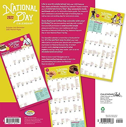 National Day Calendar July 2022 Amazon.com : Calendar Ink, National Day 2022 Wall Calendar : Office Products