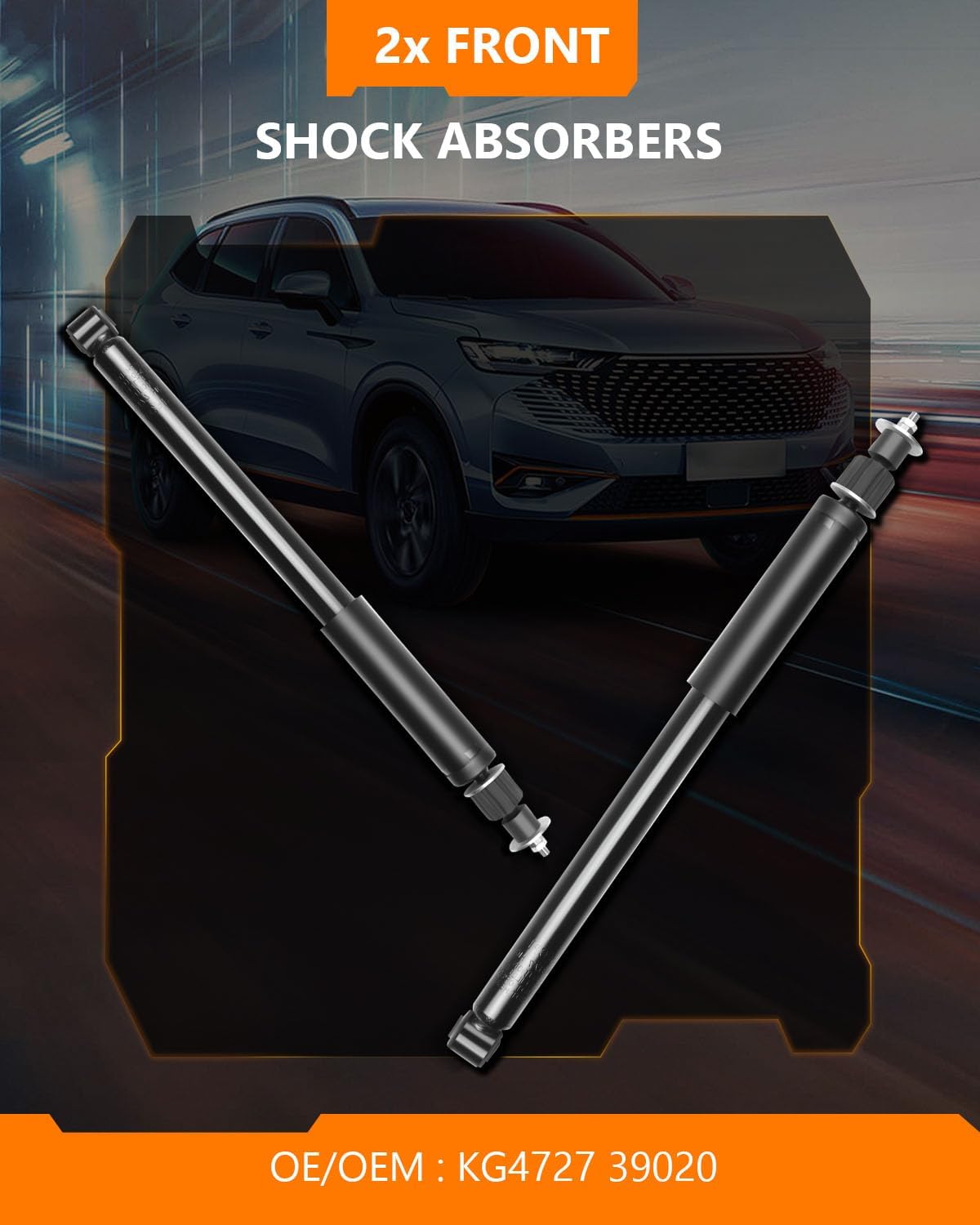 Shocks Front,OCPTY 2x Shocks Absorbers for Mercedes-for Benz Fits 98 99 00 01 02 for Mercedes-for Benz E320,97 for Mercedes-for Benz E420,98 99 00 01 for Mercedes-for Benz E430 Gas Struts Auto Shocks