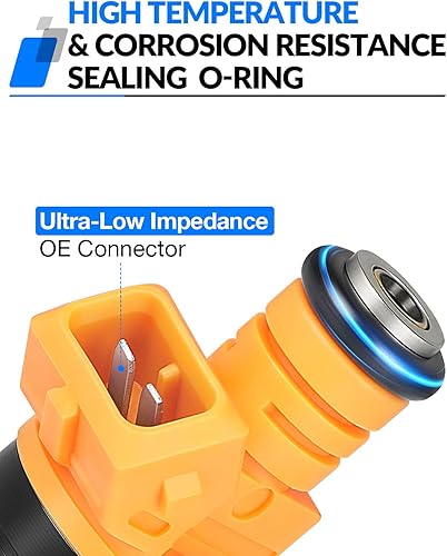 Miniatura 5 de Inyectores de combustible mejorados 0280150943 aptos para Ford F150 4.6L 1997-2003 5.4L 1997-2002 para Mustang 1996-2004 F250 F350 E150 E250 E350