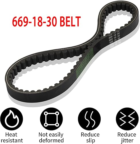 Miniatura 2 de 669 18 30 V-Belt CVT Correa de transmisión para GY6 49cc 50cc 139QMB Scooter ciclomotor ATV Go Kart Roketa Taotao Vespa Jonway
