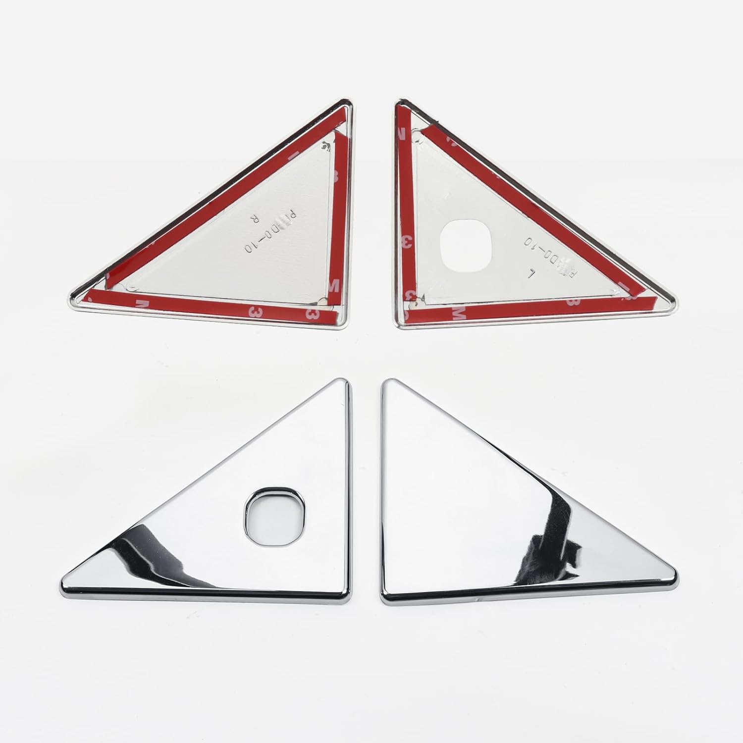 Rear Window Triangle Sequins for 2010-2023 Lexus GX460 Stainless Steel Material Exterior Upgraded Lexus gx460 Accessories