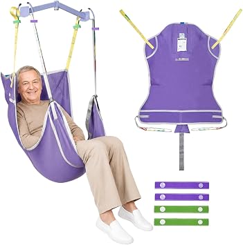 Universal Full Body Patient Lift Sling with Head Support