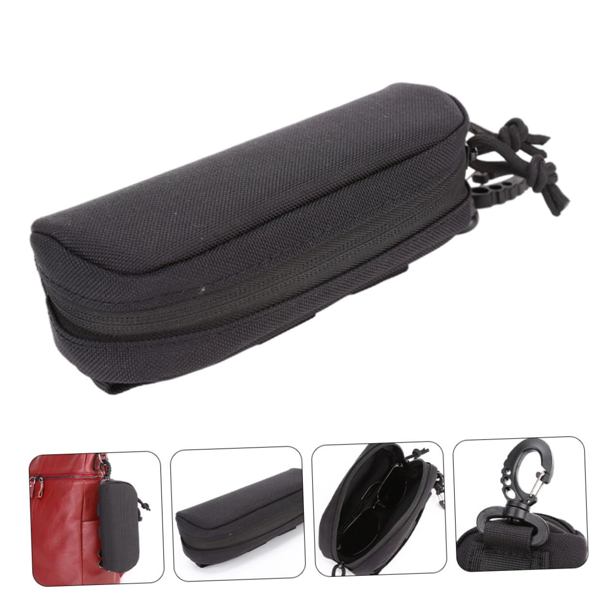 Ipetboom Sunglasses Glasses Case Hard Shell Storage Bag Organizer Eyeglasses Container Accessory Bag Ideal for Students Office
