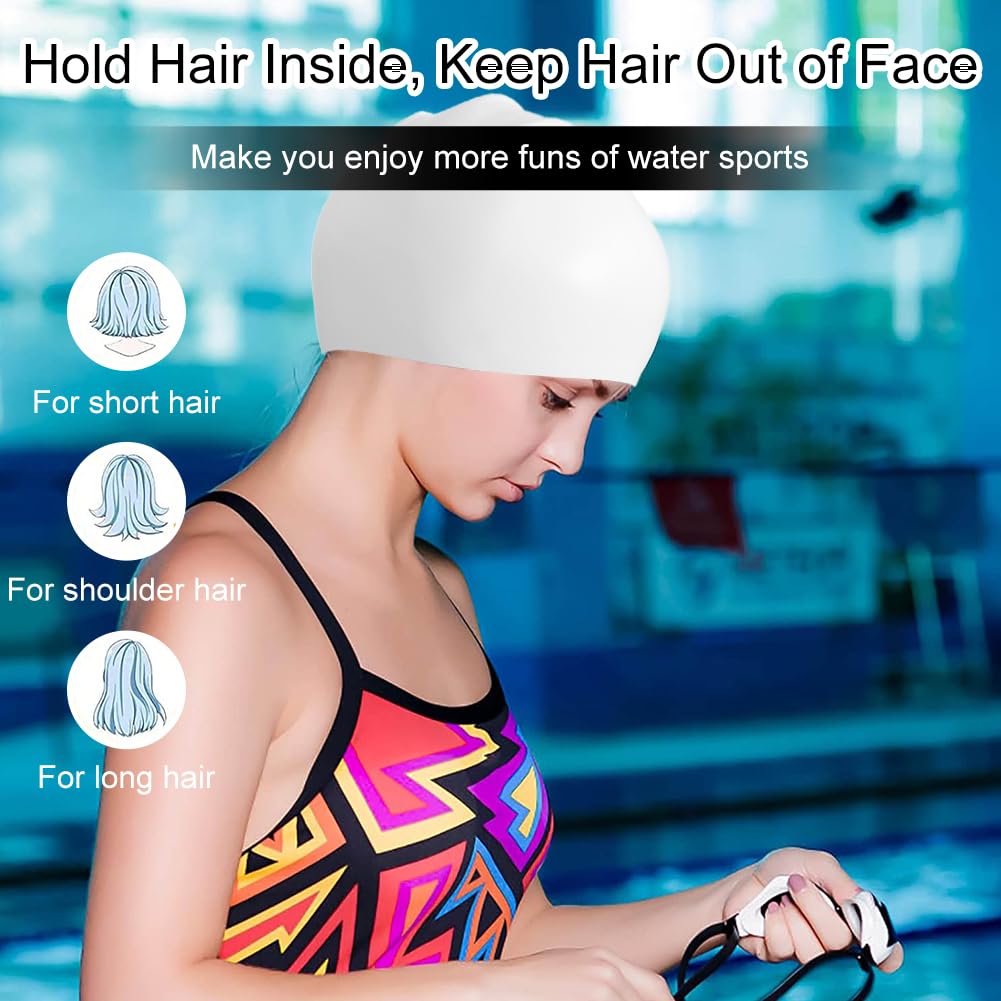 Cuffia Nuoto in Silicone per Adulti – Resistente e Confortevole per Piscina