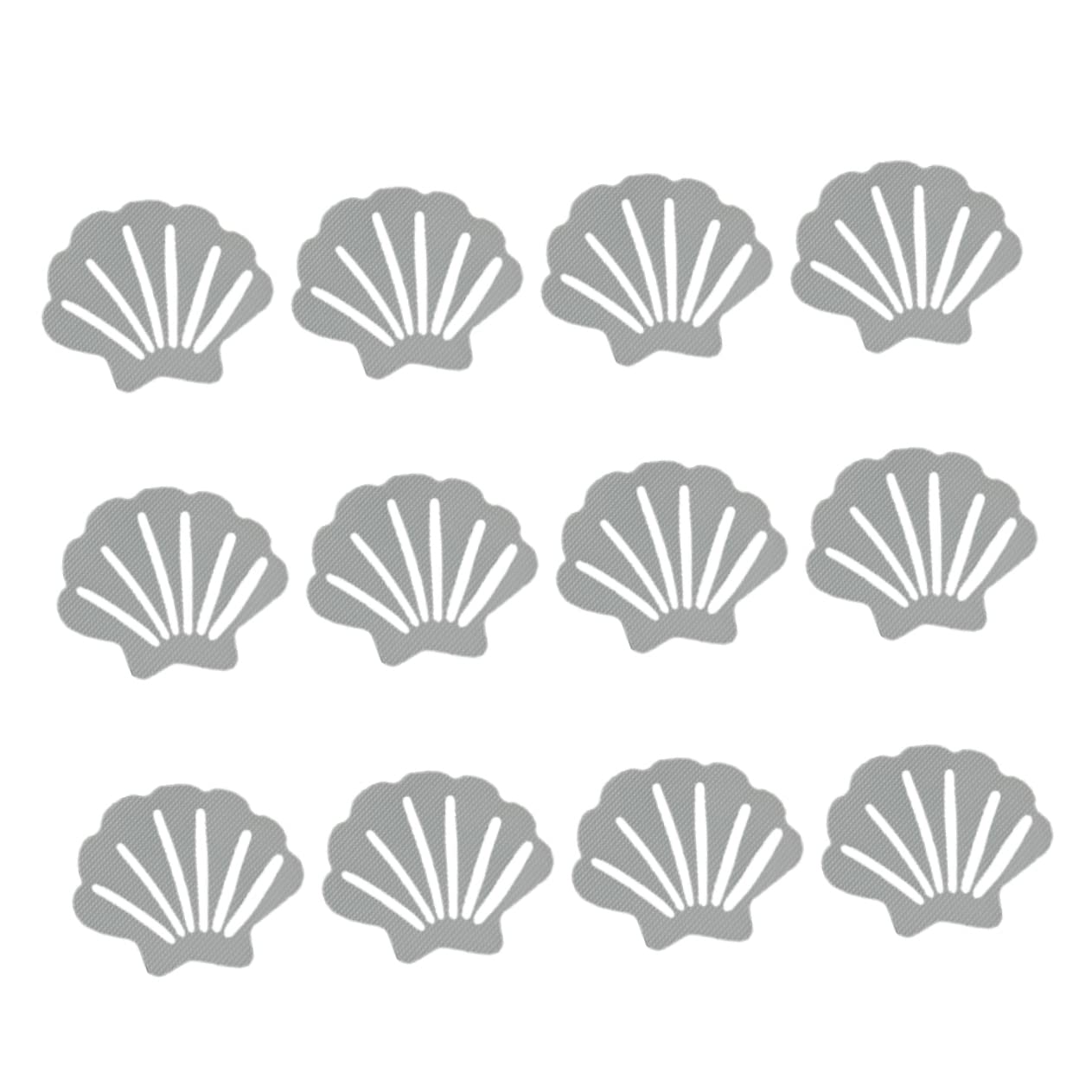 TOPBATHY 3 Series Pegatinas Antideslizantes para Forma De Concha Adhesivos De Seguridad para Bañera para Cocina Y Resbaladizos Instalación 22 Piezas X 3