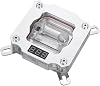 ASHATA CPU Waterblock,Richer-R Computer PC CPU Water Cooling Block Waterblock Liquid Cooler Copper Base with Temperature Display for