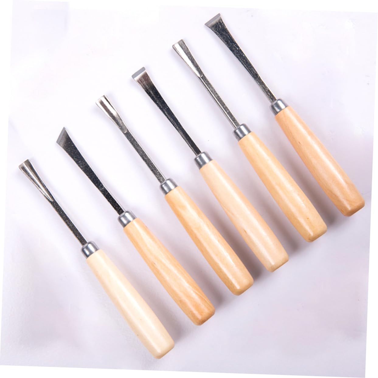 HOMSFOU Wood Carving Chisel Set 12pcs Woodworking Carving Tools for Wood Leather Sealing Art Sculpture