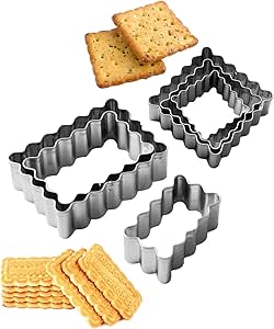 Generic 3Pcs Stainless Steel Rectangle Cookie Cutter Set, Assorted ...