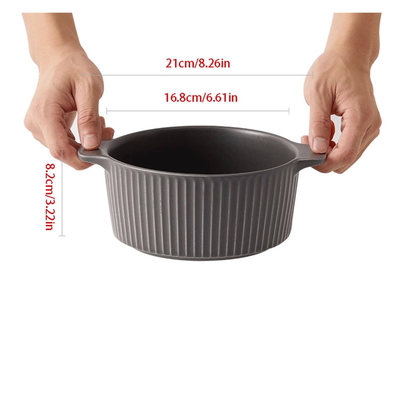 Miski do zupy ceramiczne podwójne ucho miska na zupę duża domowa zupa makaron miska duża miska na zupę miska na makaron miski obiadowe (1)