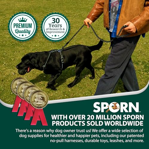 Sporn SPUS10143 Non-Friction Dog Training Leash, Heavy-Duty Non-Slip Padded Nylon Dog Leash 4Ft For Maximum Control, No Pull Dog Leash With Trigger Snap Buckle thumb #6