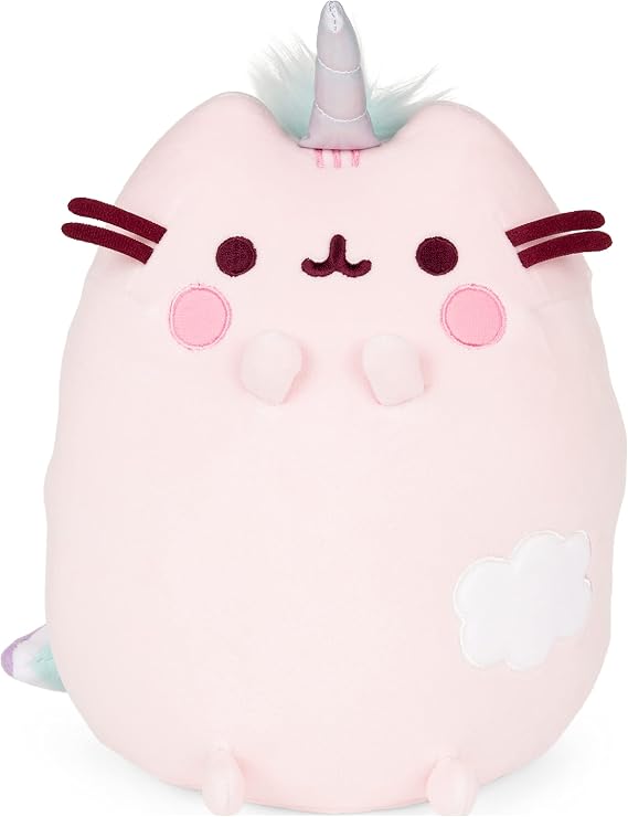 GUND Pusheen Dreamy Pusheenicorn Extra Soft Squisheen Cat Soft Toy Plush, Pink, 9.5